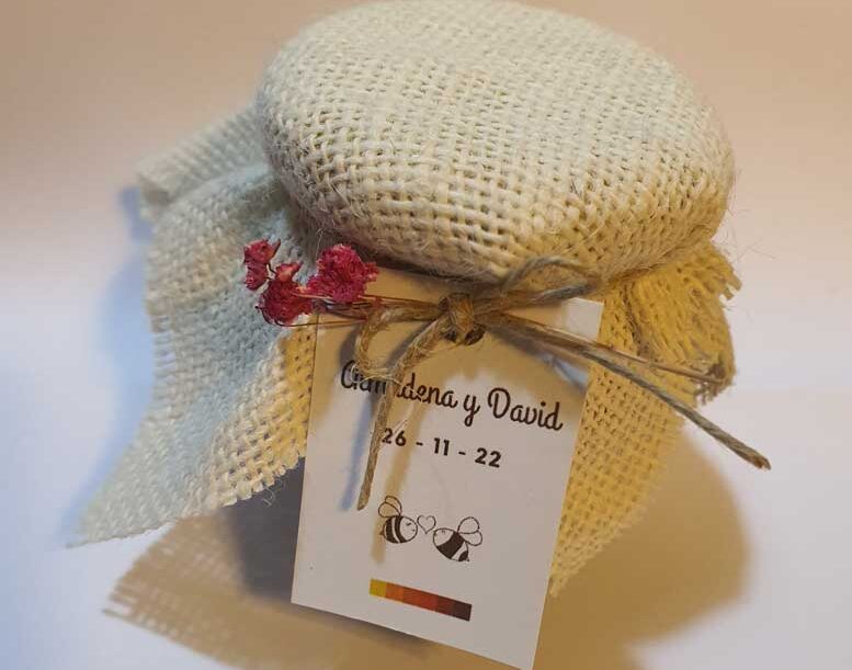 Regalo frasco de miel boda los izanes Regalo frasco de miel boda los izanes